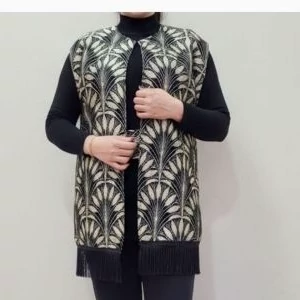 جلیقه ( ژیله ) با کمربند اسپورت S - سایز بزرگ مناسب برای 48 تا 62 - در 2 طرح - ( تافته )