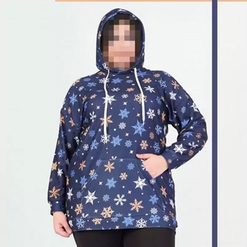 هودی سایز بزرگ، جنس دورس 8144 S
