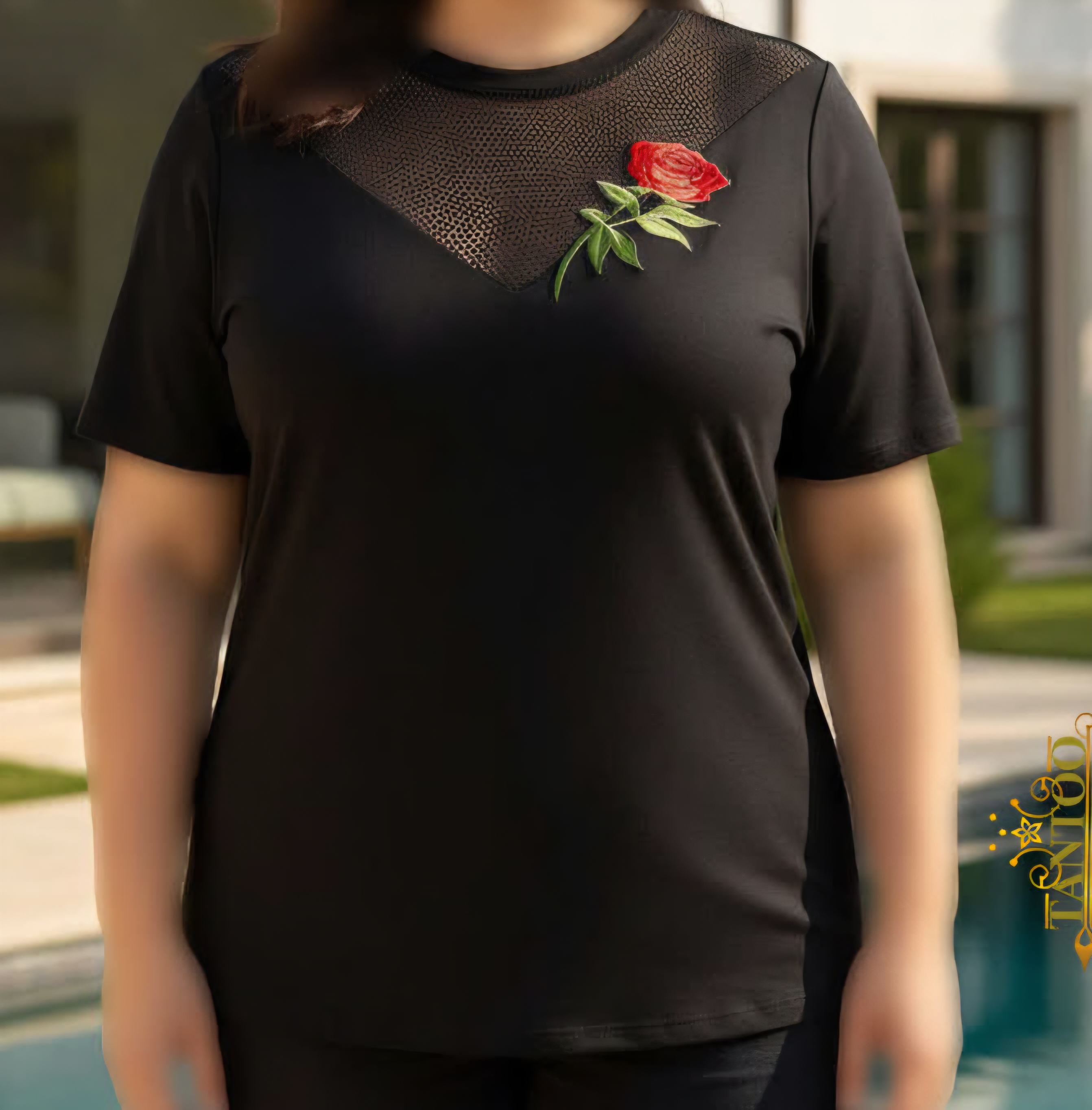 تیشرت مجلسی سایزبزرگ، جنس نح پنبه ۱۱۲۶۸ T