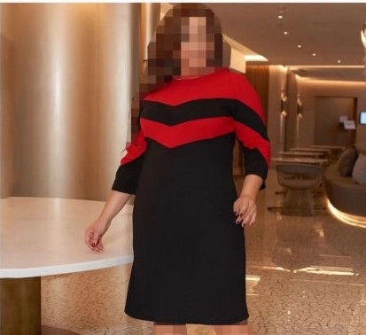 پیراهن مجلسی سایزبزرگ، جنس جودون کشی اعلا 8541 S